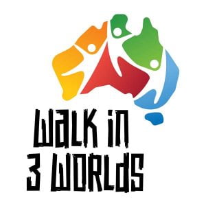Walk in 3 Worlds logo